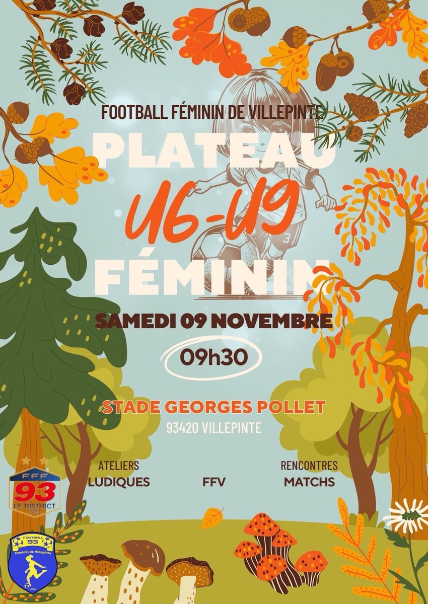 Plateau U6/U9 - samedi 9 novembre 2024 