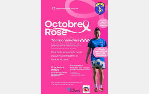 tournois « Octobre Rose » U18 et Seniors 