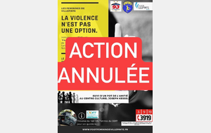 ACTION ANNULÉE : Violences faites aux femmes 