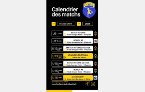 Programme du samedi 14 décembre 2024